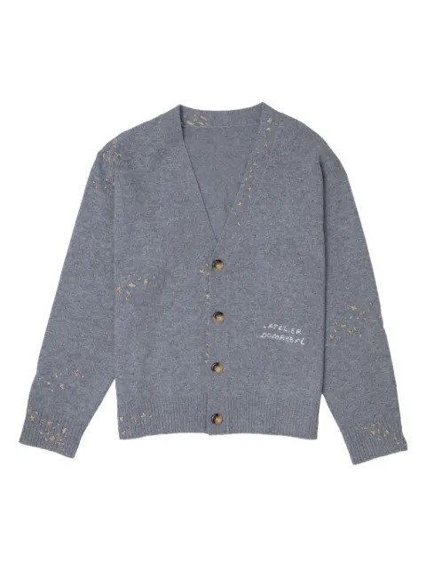 DOMREBEL wool blend cardigan Grey OFFICECARDG