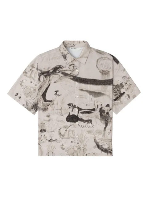 DOMREBEL Megalo shirt Grey MEGALOSSSHIRTBE