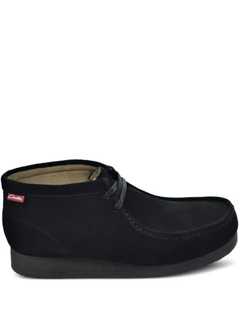 Clarks Originals Stinson Hi suede lace-up shoes Black 63368