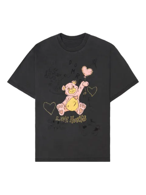 DOMREBEL teddy bear-print t-shirt Black BALLOONTFB