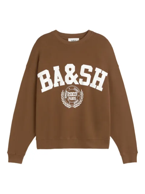 Ba&Sh Benjamin logo-print sweatshirt Brown 1H25BENJ