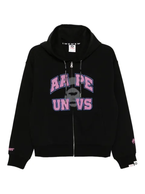 A BATHING APE® zip-up hoodie Black AAPSWWD321XXPBKX