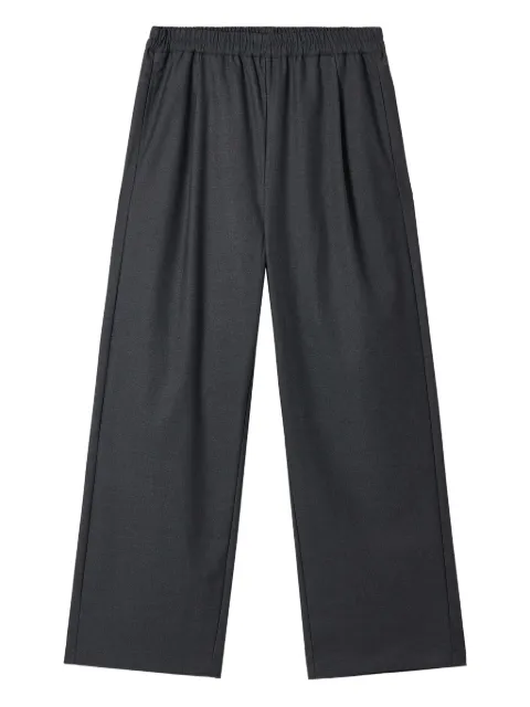 tout a coup pleated-details trousers Grey S104AF5