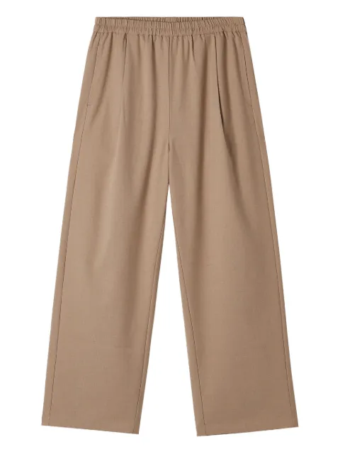 tout a coup elasticated-waistband trousers Brown S104AF5