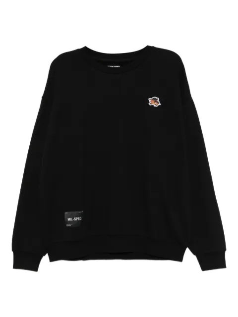 izzue logo-print sweatshirt Black IZXSWM00345XPBKX