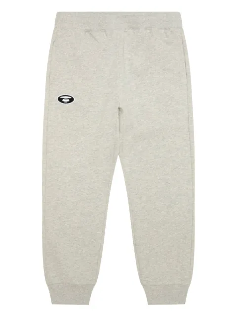 AAPE BY *A BATHING APE® logo-patch camouflage-pocket track pants Grey APTC644XAP