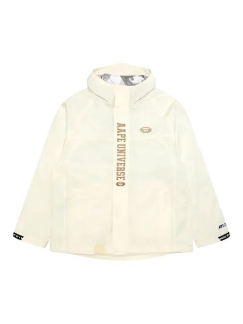 AAPE BY *A BATHING APE® long-sleeve puffer jacket White ADN7735XXP