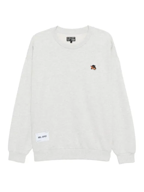 izzue logo-embroidered sweatshirt Grey IZXSWM00345X