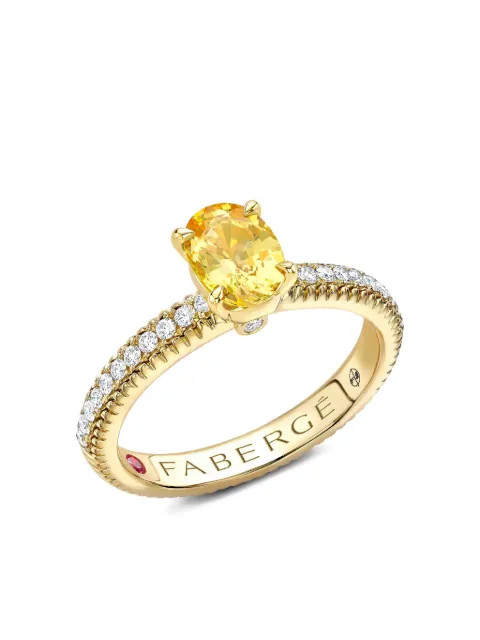 Fabergé 18K yellow gold Colours of Love multi-stone ring Gold 831RG2753