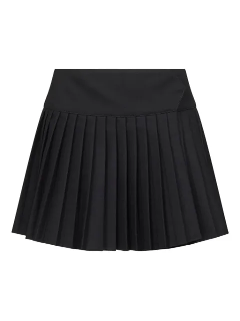 Off-White pleated logo-print mini skirt Black OWCU01HF25FAB0011047