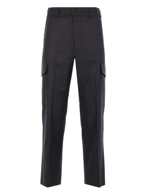 Auralee belted cargo trousers Grey A25AP04CFTOPCHARCOAL