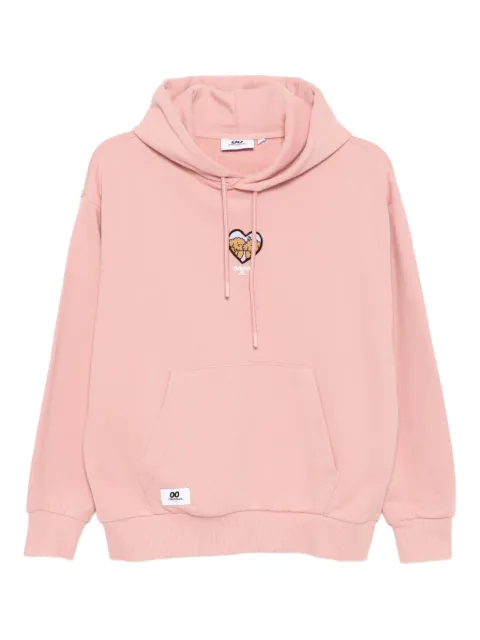 CHOCOOLATE puppy-embroidered hoodie Pink B1XSWW00545XPPKD