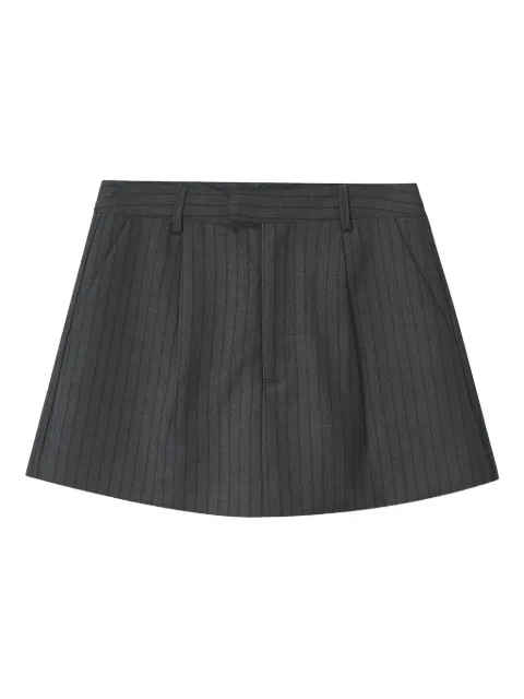b+ab stripe-pattern shorts Grey 5F108AI