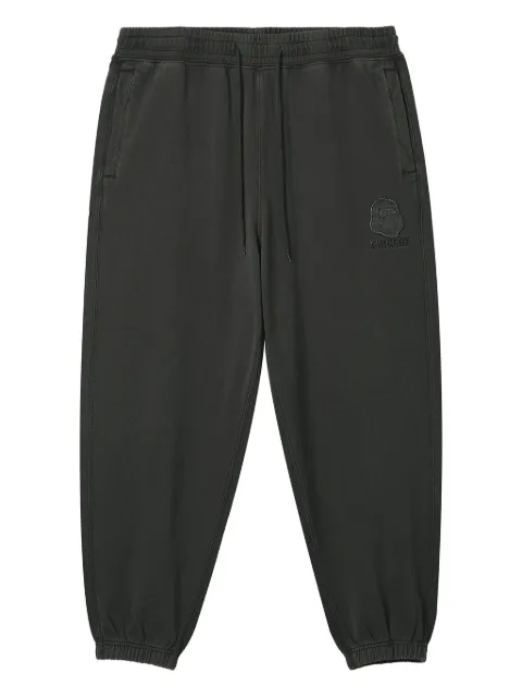 FINGERCROXX embroidered-logo track pants Grey FFXPTM01067X