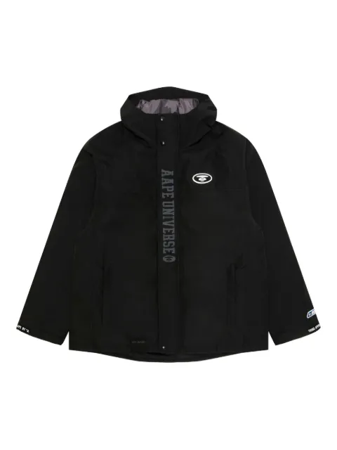 AAPE BY *A BATHING APE® AAPEUNVS moonface hooded jacket Black ADN7735XXP
