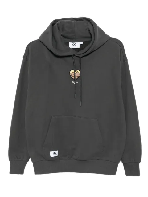 CHOCOOLATE logo-embroidered hoodie Grey B1XSWW00545X