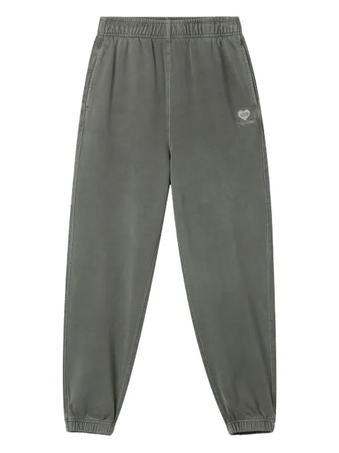 FINGERCROXX embroidered-detail track pants Grey FFXPTW01174Y