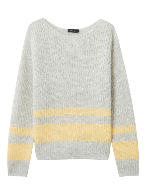 tout a coup rib-knit sweater Grey S300AF5