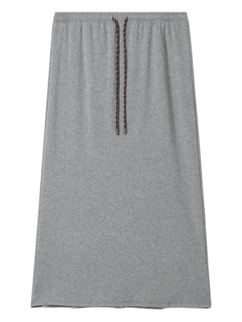 tout a coup drawstring midi skirt Grey S609AF5