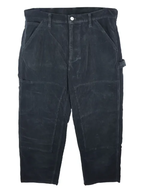 Emotionally Unavailable Heart corduroy trousers Black EUYS10000011
