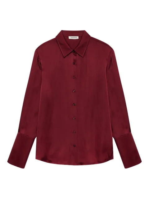 ANINE BING Amanda shirt Red A0711687