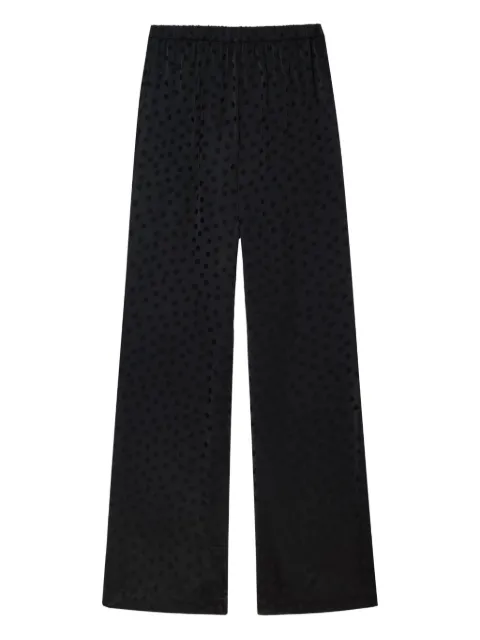 ANINE BING Elain straight-leg trousers Black A0311474