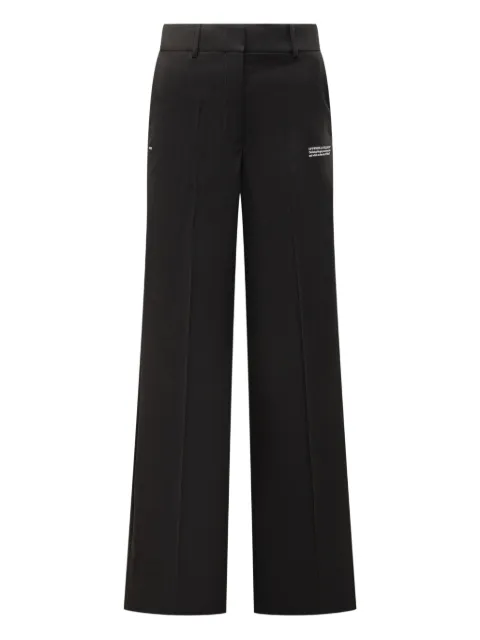 Off-White pleated wool trousers Black OWCA174C99FAB0021001