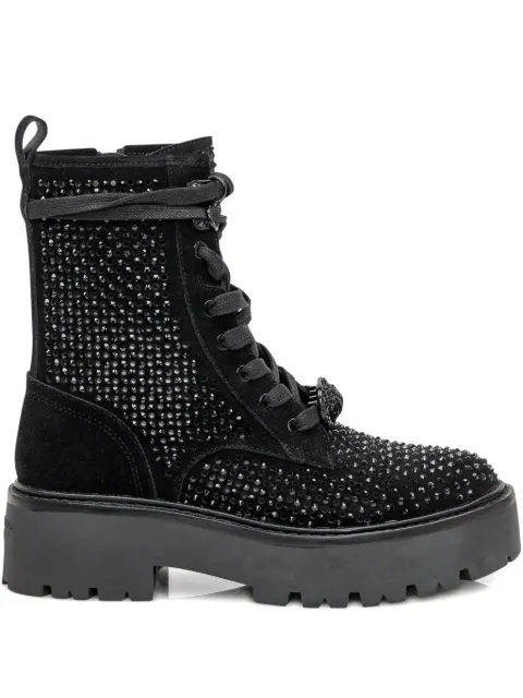 Kurt Geiger London 50mm crystal-embellished boots Black 4747900209