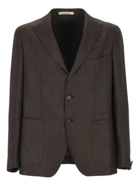 Tagliatore single-breasted patch-pocket blazer Brown 1SMC22K060109U25I060M3192