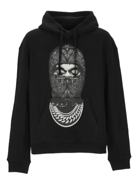 Ih Nom Uh Nit graphic-print hoodie Black NUW25233009