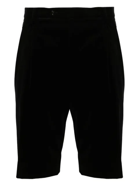 Gucci pleated cotton-blend shorts Black 679464Z4716