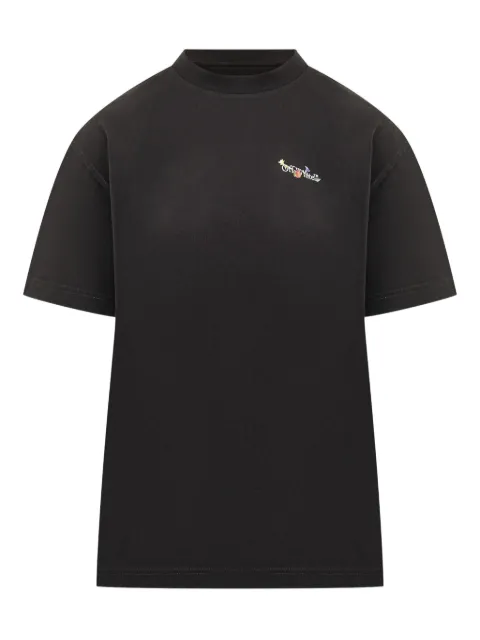 Off-White arrow-print T-shirt Black OWAA089F25JER0011001