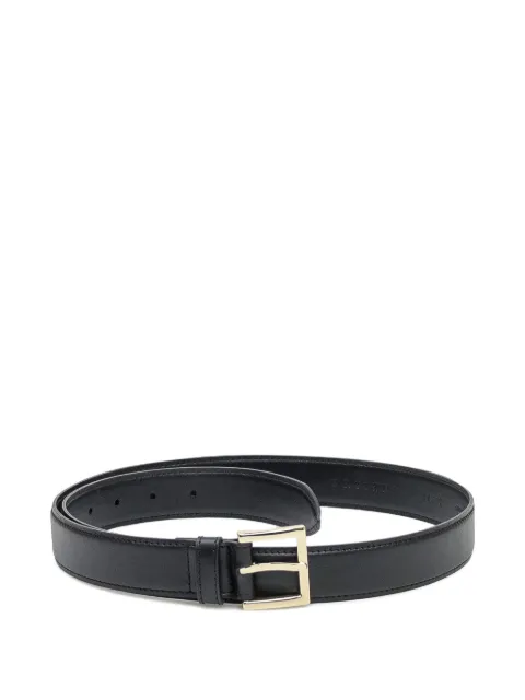 Orciani leather buckle belt Black D10329