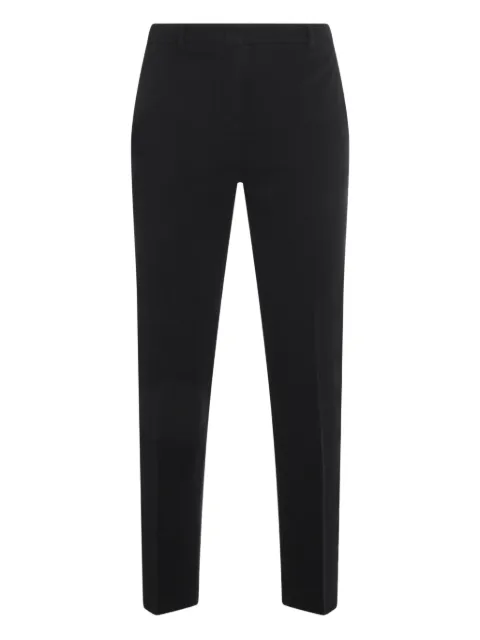 Incotex logo-detail trousers Black 176852D2144825