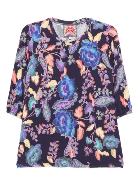 Johnny Was The Janie Favorite puff-sleeved top Purple T158256