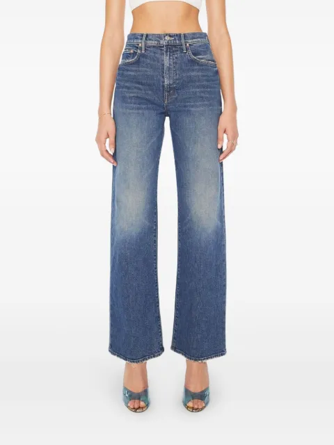 MOTHER The Lasso Sneak distressed jeans Blue 10478259