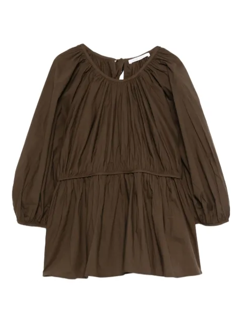 Cecilie Bahnsen cotton blouse Brown 225RTW11006