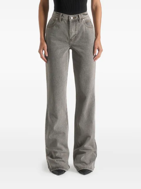 Manière De Voir Abbie stacked fit and flare jeans Grey WMN42501