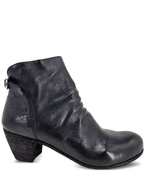 Officine Creative Chabrol 002 leather ankle boots Blue CHABROL002