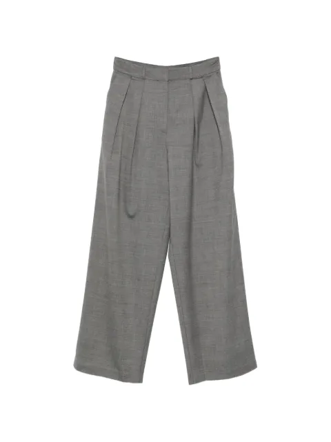 The Frankie Shop pleated straight trousers Grey TTFS215271070102