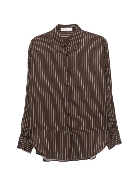 The Frankie Shop Peri striped shirt Brown CHFS21513850