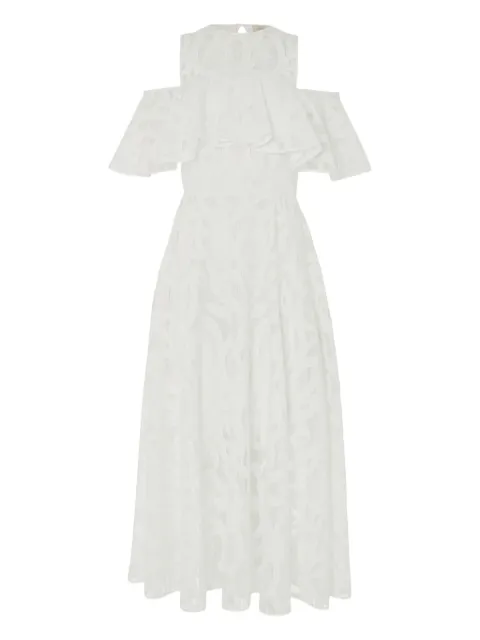 Temperley London Louis off-shoulder lace dress White 25AWLOU54829