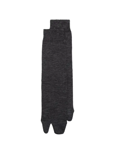 MM6 Maison Margiela wool-blend ribbed socks Black S51TL0052S17867860M