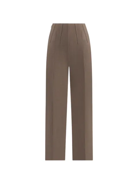 Manière De Voir Rafaela in taupe corset waist tailored trousers Brown WMN4280