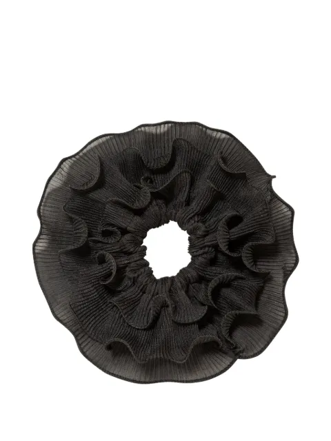 Jennifer Behr Jacinda pleated ruffled hair accessory Black 15CC1
