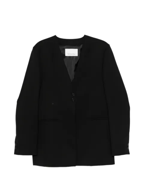 The Frankie Shop collarless blazer Black BLFS21530100