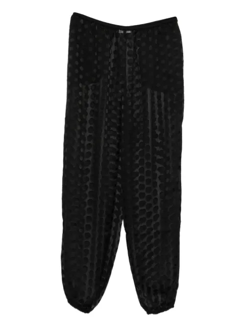 The Frankie Shop Orissa sheer-finish baloon trousers Black PAFS21505131