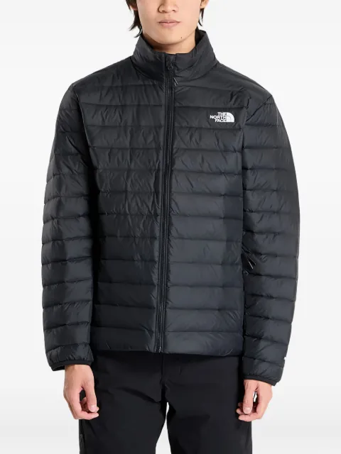 The North Face embroidered-logo padded jacket Black NF0A8D1UJK31