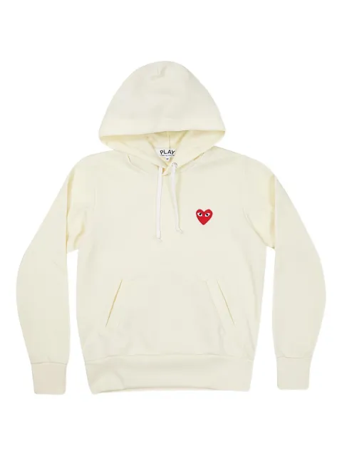 Comme Des Garçons Play heart-logo hoodie Neutrals AZT173051