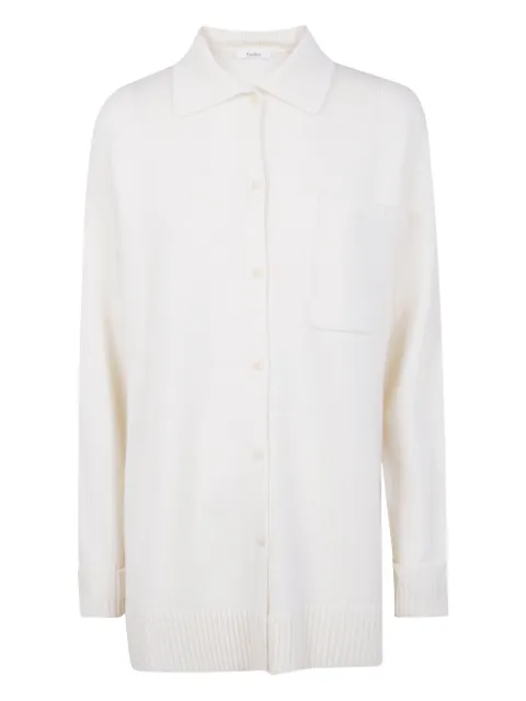 Max Mara chest-pocket cardigan White 2521346012600